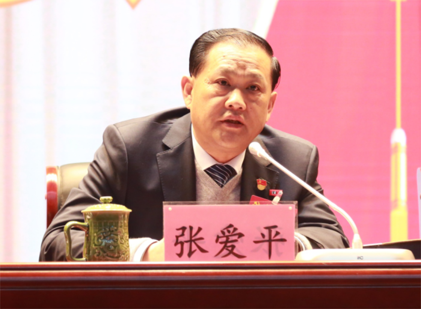 张爱平同志宣读中共开云·kaiyun(中国)·web版登录入口第一届党委成员分工及纪委成员分工